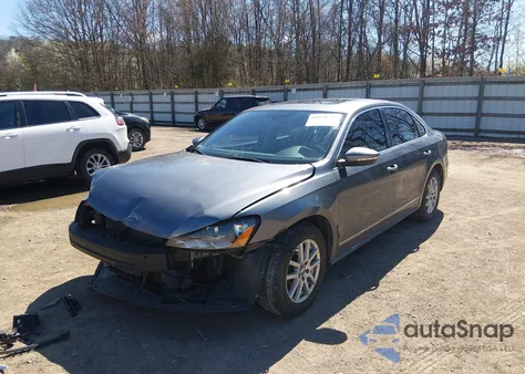 2012 Volkswagen Passat 2.0L Tdi Se z USA, uszkodzony, nr VIN 1VWBN7A36CC037971